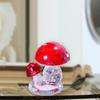 Imitation Crystal Mushroom Statue Art Craft Collectible Gift Miniature Figurine Home Decoration for