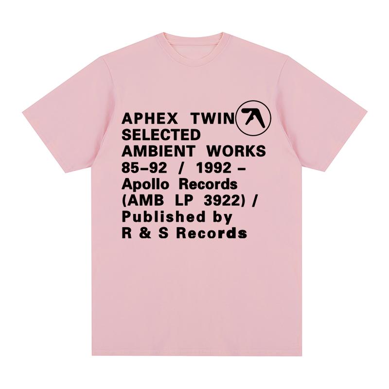 APHEX TWIN Винтажная футболка Y2k Уличная одежда Подарок на день рождения Хлопок Мужская футболка Новая Футболка Женские топы