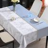 Скандинавская минималистичная скатерть из ПВХ, водонепроницаемая и маслостойкая вышитая пряжа, скатерть для кемпинга на открытом воздухе