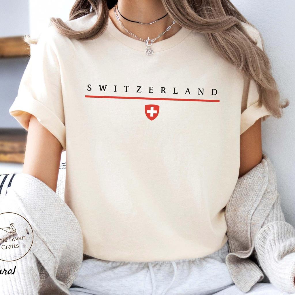 Switzerland Shirt, Swiss Flag T-shirt, Unisex