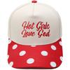 Hot Girls Love God Truck Driver Hat Embroidery Vintage Color Matching Baseball Cap Male Female Casual