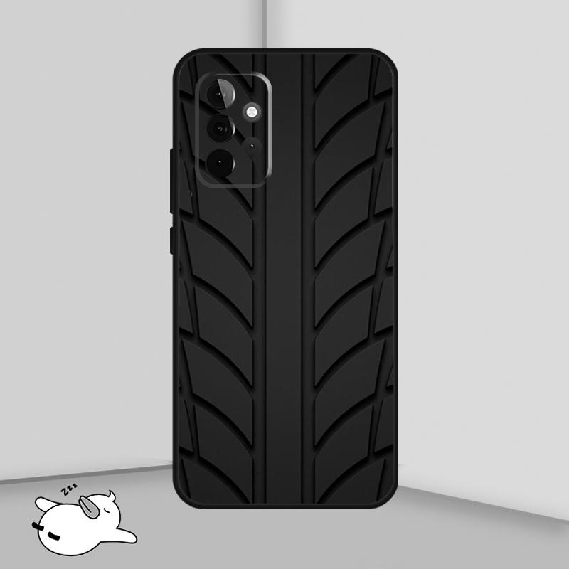 Tire Tread Wheel Case For Samsung Galaxy A16 A06 A26 A36 A56 A53 A32 A52 A33 A13 A55 A35 A15 A14 A34 A54 A17