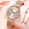 Luxury Heart Wrist Watches for Women Fashion Quartz Watch Steel Strap Band Dial Women Wathes Casual Lady Watch Relogio Feminino
