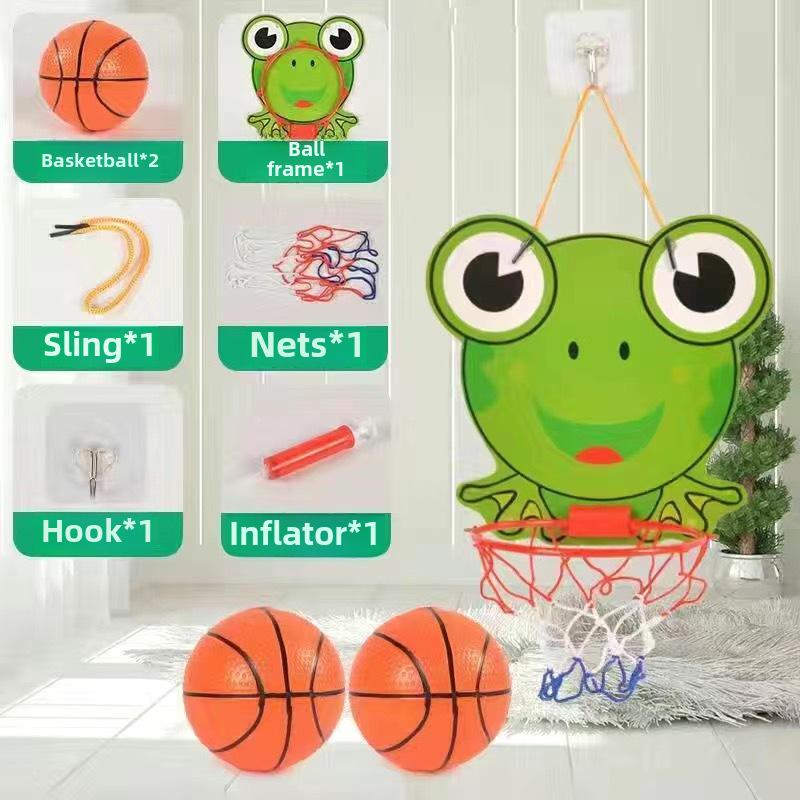 Wall-Mounted Indoor Basketball Hoop Toy for Boys, Ages 1-3