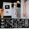 Beauty Sticker Inkjet Tattoo Sticker Indian Hollow Template Tattoo Sticker