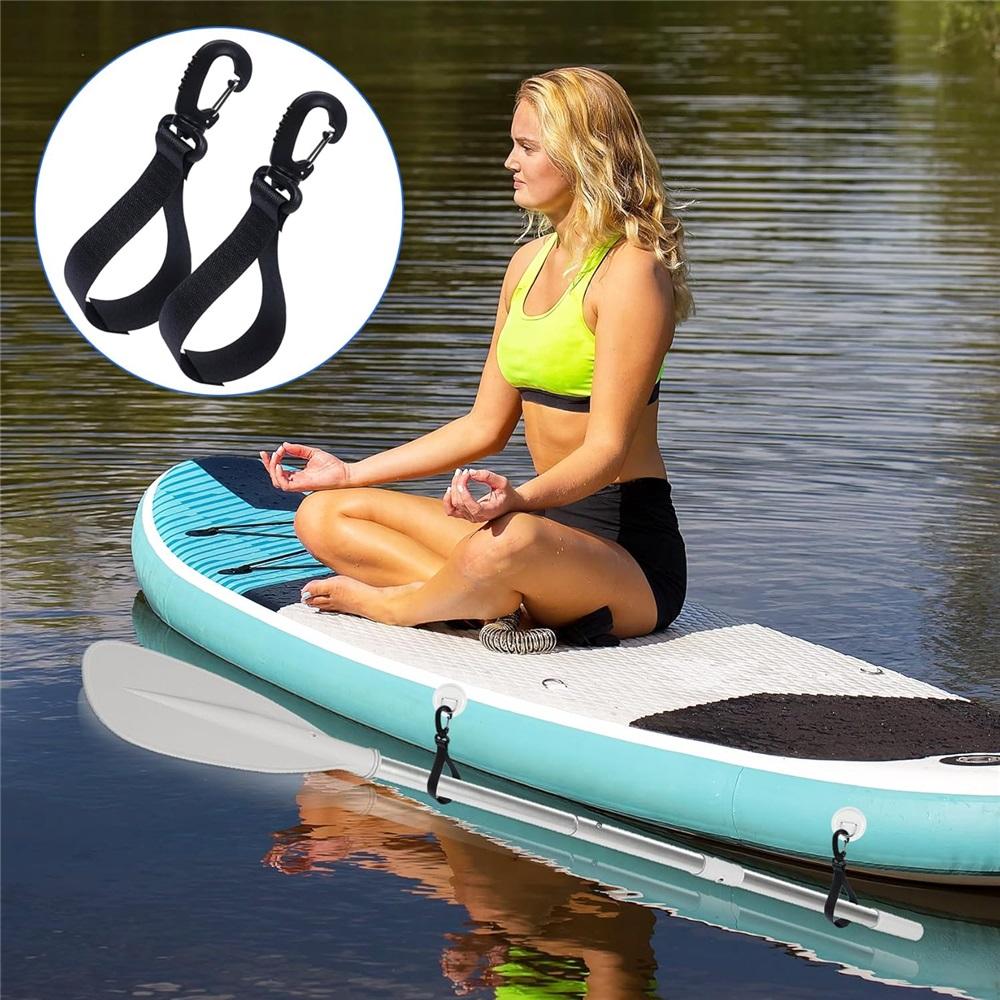 Boat Paddle Clip Kayak Paddle Keeper SUP Paddleboard Inflatable Holder Kayak Oar Snap Clip Kayak Canoe Boat Paddle Accessories