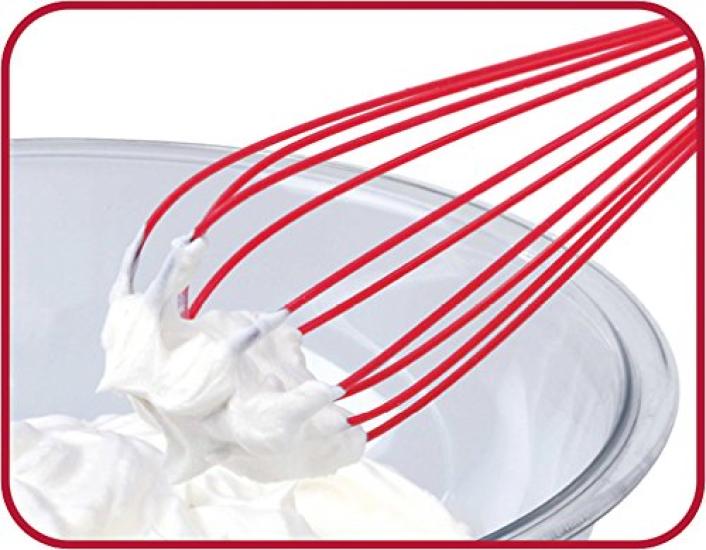 Tefal венчик округлой формы силиконовый резиновый устойчивый к царапинам, можно мыть в посудомоечной машине платиновый силикон K21417 "Ingenio Whisk"