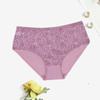 Женские сексуальные кружевные трусики больших размеров с цветочным принтом, мягкие бесшовные полупрозрачные трусы 0XL-5XL