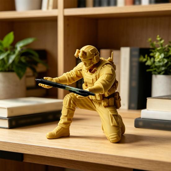3D-печатный держатель для ручек в виде человека, коленопреклоненный солдат, Жнец, ниндзя, рыцарь, воин, Статуя Свободы, подставка для карандашей, украшение для дома и офиса