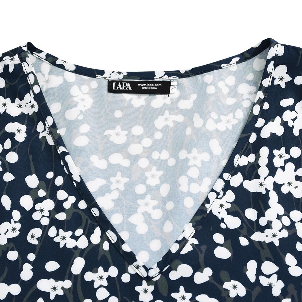 Lapa Женское платье с цветочным принтом Праздничный сарафан Миди-трапеции