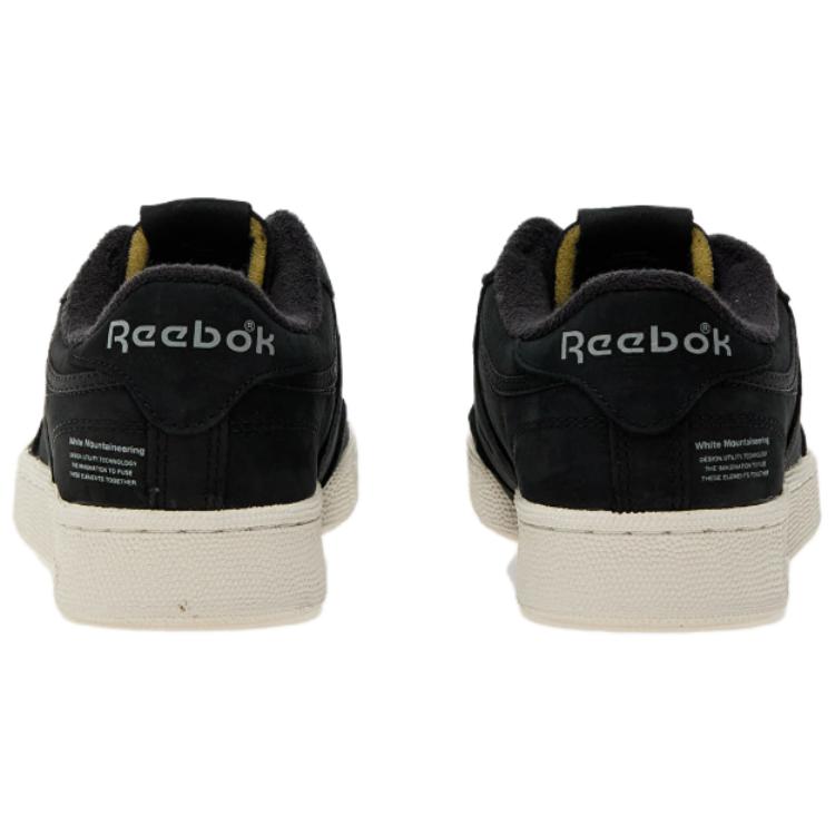 White Mountaineering x Reebok Club C 85 Черный Мел Унисекс Кроссовки Серый 100218233