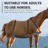 Регулируемый летний попона от мух на живот взрослой лошади Попона от мух для лошади Защита живота лошади Чехол для защиты живота лошади Защита живота