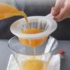 Нейлоновый сетчатый фильтр для кухни, для еды и йогурта, пластиковый сетчатый дуршлаг с ручкой для фильтрации сока, молока, 100/200/400 ячеек