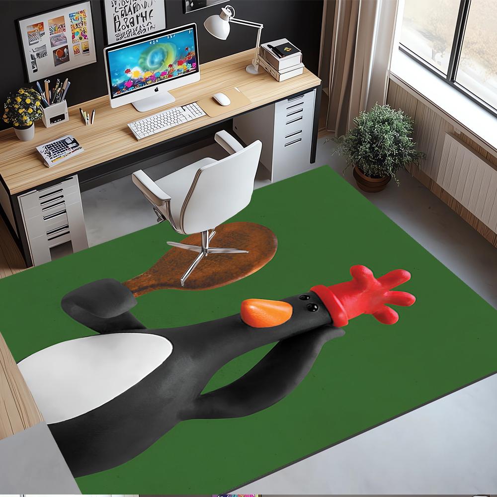 Feathers McGraw Printed Carpet Rug for Office Chair Living Room Bedroom Kitchen Room Decor Gifts