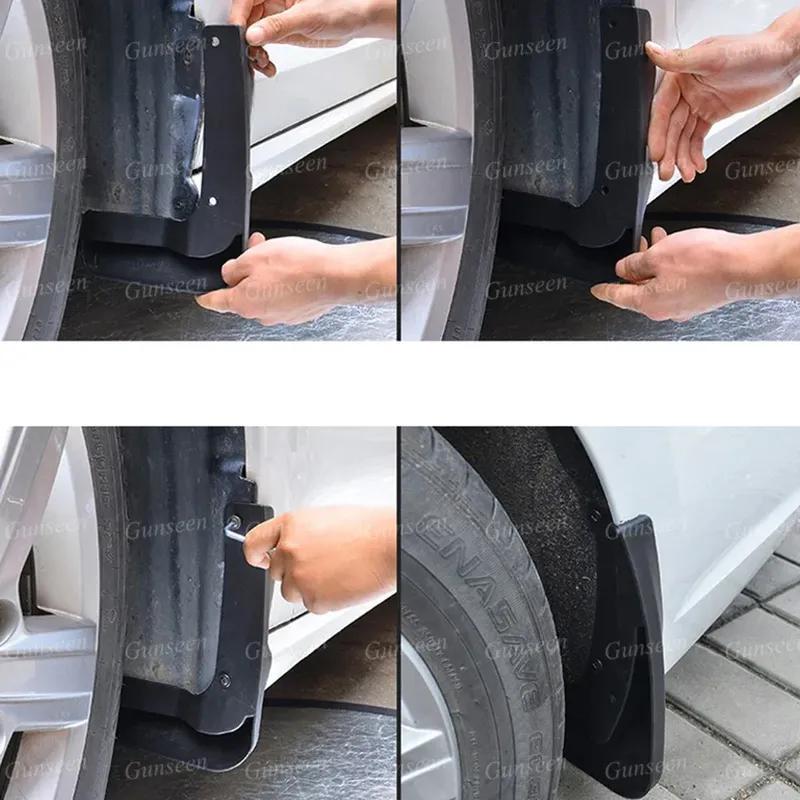 For Peugeot 5008 Mudguards Cars Accessories Front Rear Mudflaps Protectors Scuff Plate Auto Splash Fender 2017