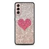 Милый девчачий розово-золотой чехол с сердечками для Samsung Galaxy S20 FE S21 S22 Ultra S10 Plus S9 S8 S10e S7 Edge, силиконовый черный чехол для телефона