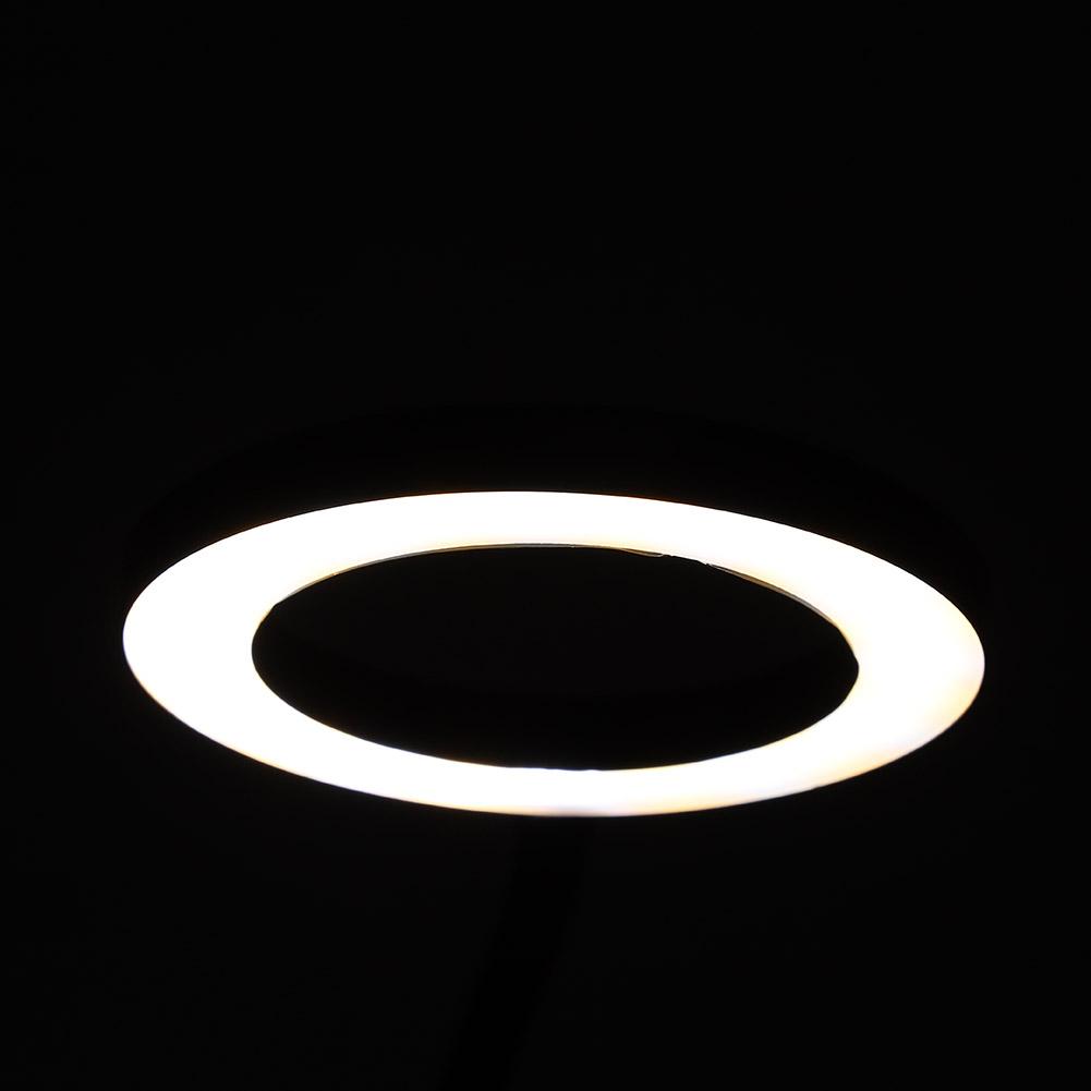 Регулируемая настольная лампа для татуировок, гибкая светодиодная кольцевая лампа для микроблейдинга и макияжа