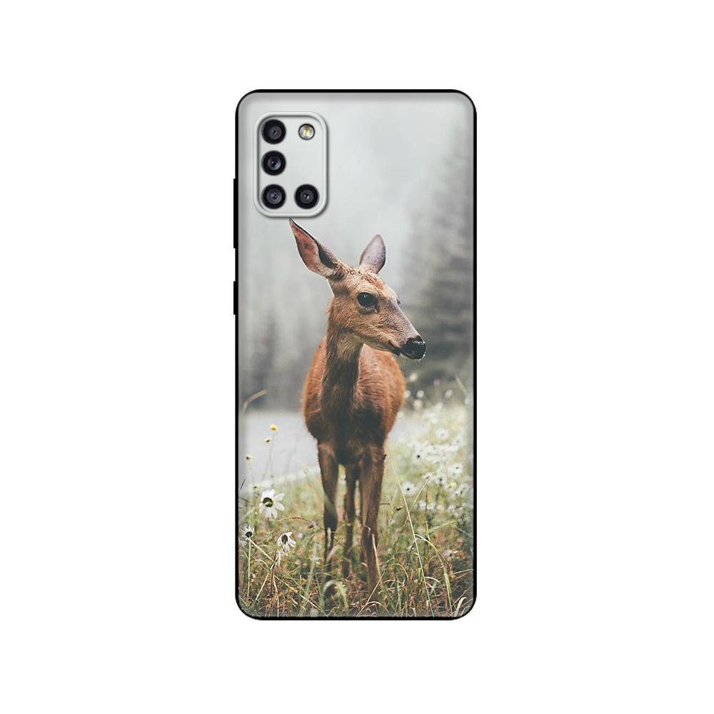 Чехол для Samsung Galaxy A31, мягкий силиконовый чехол для телефона Samsung A31 A 31 SM-A315F GalaxyA31, чехол-бампер 6,4 дюйма, черный чехол из ТПУ