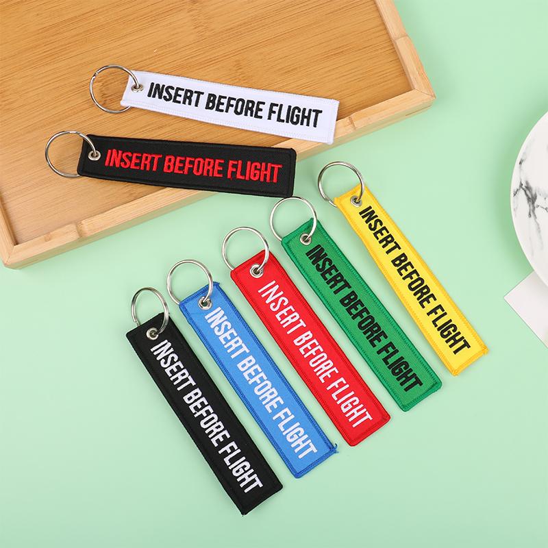 Car Key Ring Key Fobs Insert Before Flight Keychain Jewelry Luggage Key Tag
