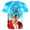 Exquisite 3d Print Dragon Ball Z Vegeta Goku Super Saiyan Casual Tee Anime Shirts