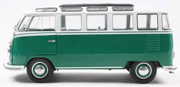 SOLIDO Volkswagen T1 Samba Bus 1962 Finished Model S1813403 1/18 (Green/White)