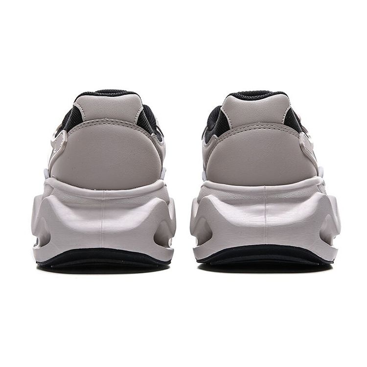 Anta Thick Sole Shock Absorbing Non-Slip Wear-Resistant Low-Top Dad Shoes Men Sneakers Black Gray 112048886-2