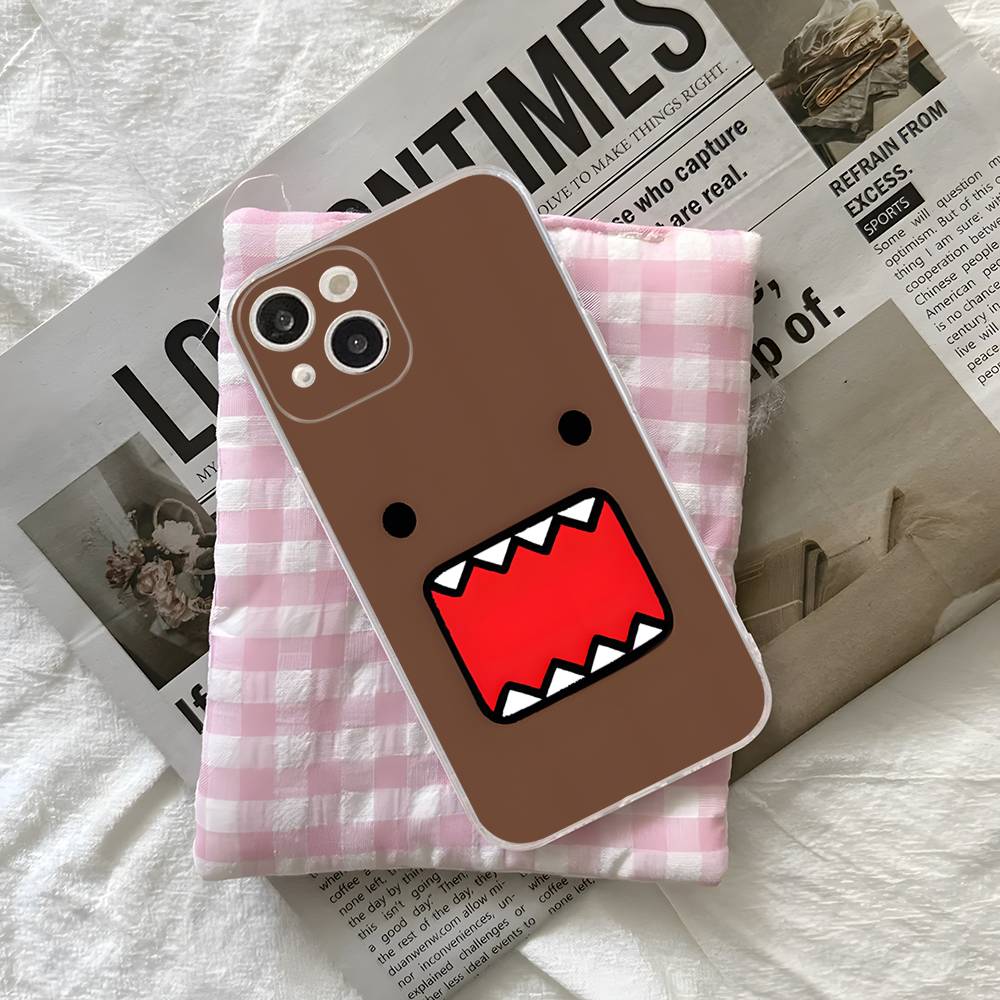 Чехол для телефона Domo Kun для iPhone 17 16e 16 15 14 13 12 11 Mini Pro Max