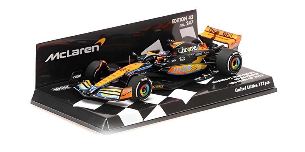 Minichamps Scale McLaren F1 Team MCL60 2023 F1 Abu Dhabi GP Piastri 1/43 #81 O. [Resin]