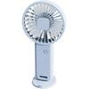 Draagbare, opvouwbare, oplaadbare ventilator, ideaal als vakantieaccessoire.