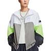Li-Ning Badfive Colorblock Повседневная куртка на молнии Мужские куртки Белый Серый AFDS361-2