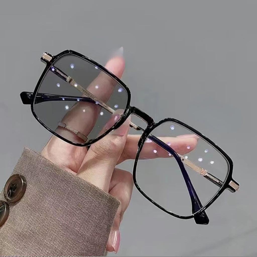 Plamis Pochromic Металлические компьютерные очки с защитой от излучения Очки с защитой от синего света Унисекс