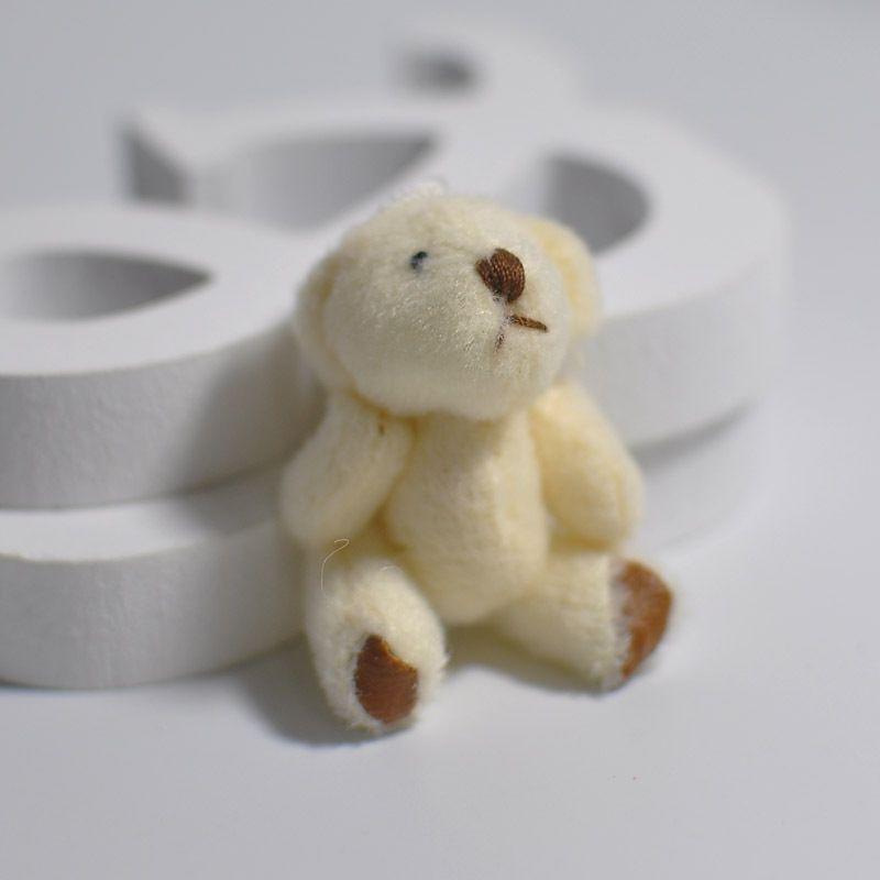 Очаровательная Мини Милая Плюшевая Игрушка Крошечный Кролик Медведь Кукла Мягкая и Уютная на Ощупь