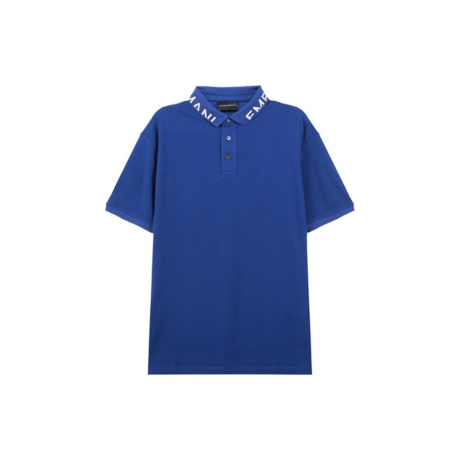 EMPORIO ARMANI SS23 Polo Shirt Men's Royal Blue 3R1FG4-1JTKZ-09A2