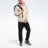 Reebok Флисовый повседневный пуловер с капюшоном Identity, мужские топы, бежевый GR9194
