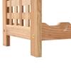 25 Bottle Wine Rack Solid Walnut Wood 63 x 25 x 73 cm