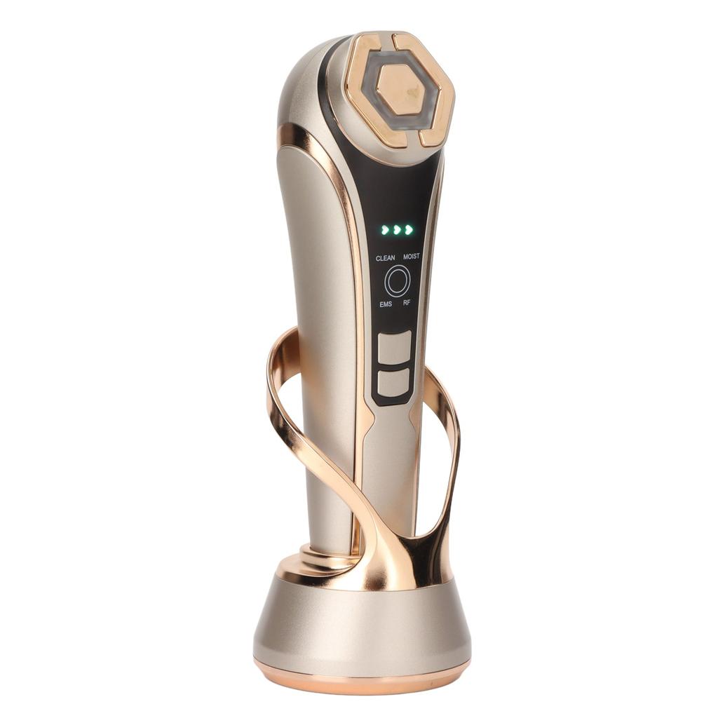 Rf Radio Frequency Facial Machine Bright Skin Red Blue Light Positive Negative Ion Facial Beauty