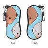 Bubu and Dudu Series Glasses Case Cover Key Chain Sunglasses Pouch Male Female Daily Glasses Box Retro Eyewear Accessory