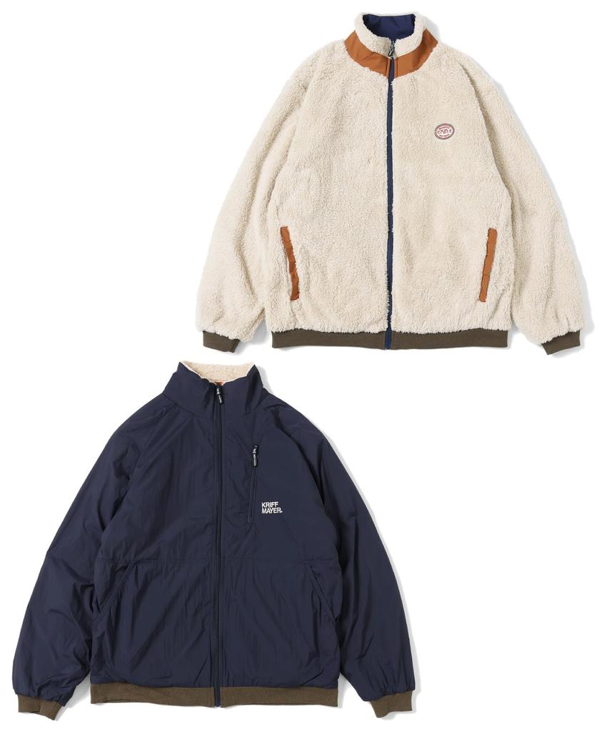 Куртка [CLIFFEMAYER] двусторонняя, темно-синяя, с откидной стойкой, верхняя одежда 2-в-1, мужская, X-LARGE,