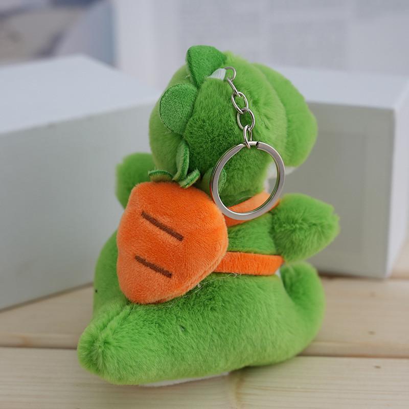 Adorable Cartoon Dinosaur Plush Keychain Cute And Creative Unicorn Design For Car Keys And Bags