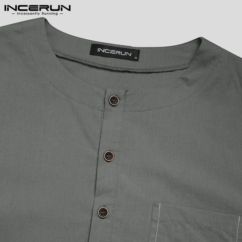 Мужская рубашка из хлопка с длинным рукавом