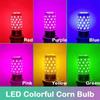 E27 Led Colorful Corn Bulb No Flash 220v Light 7colors Lamp 270 Degree Beam Angle 12w 2835 SMD Lampada Night Bulbs Energy-saving