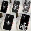 Rock and Roll Skull Case For Samsung Galaxy A54 A34 A14 A13 A33 A53 A12 A32 A52 A71 A51 A15 A25 A35 A55 Cover
