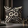 Чехол для подушки GQ Magazine, наволочка от пылевых клещей, невидимая молния, шелковистый короткий плюш, чехол для диванной подушки