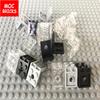 100 шт./лот Детали MOC Уголок 2x2-2x2 с 2 отверстиями Черный Прозрачный 3956 ИГРУШКА СВОИМИ РУКАМИ Детские Строительные Блоки Подарки