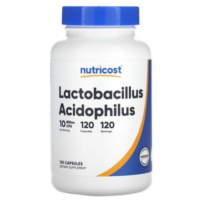 Lactobacillus acidophilus, 10 миллиардов КОЕ, 120 капсул