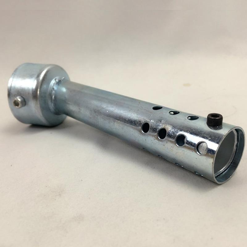 1 шт. универсальный мотоцикл 48 мм угловая выхлопная вставка перегородка конец может DB Killer глушитель колено 175 мм длина