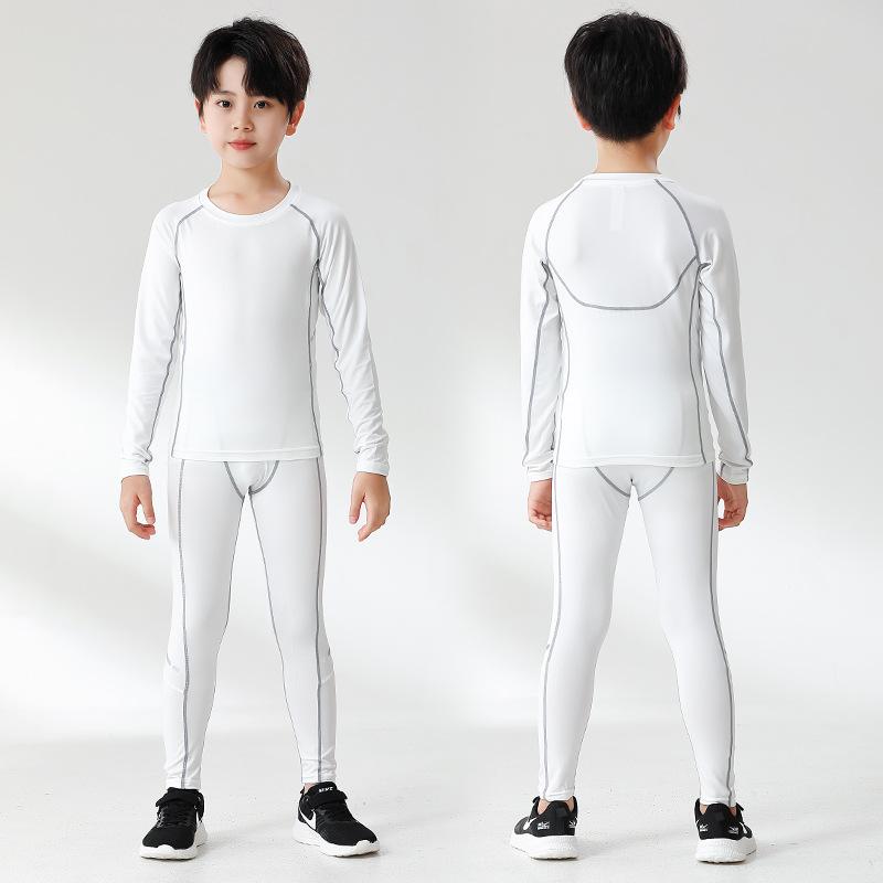 [High Quality] Children's Basketball Training Clothing Tights Boys Basketball Suit Elementary School Football Suit Bottom Shirt