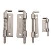 1Pc 304 Stainless Steel Loaded Hinge Security Spring Bolt Barrel Latch Hardware