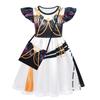 Girls Witch  Girls Flying Sleeves Children's Dress Children's A-line Skirt
