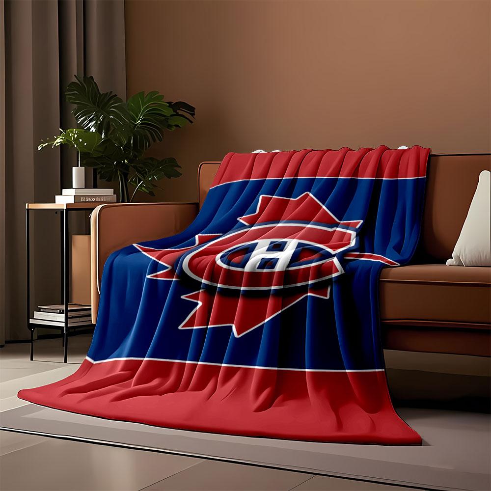 Maple Leaf Hockey Logo Blanket print blanket soft and cozy perfect for the living room bed sofa or a nap,gift